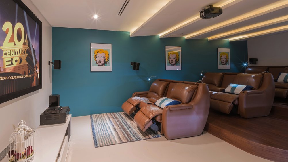 Villa Saan - Movie room